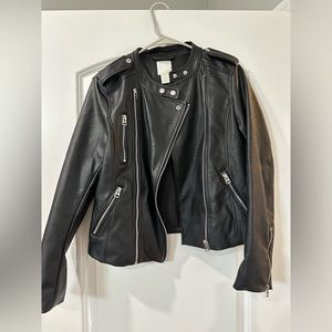 NEVER WORN!! H&M Leather Jacket